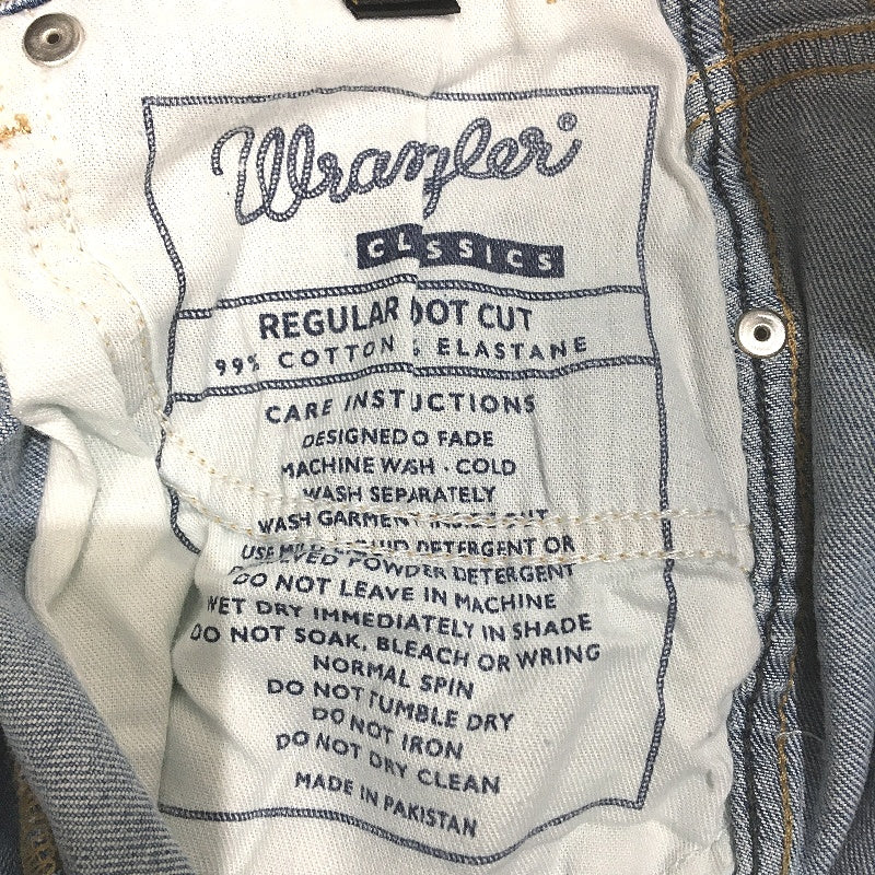 Wrangler Classics Moonshine Blue Regular Bootcut Denim Jeans Mens Size 29 R - Image 5
