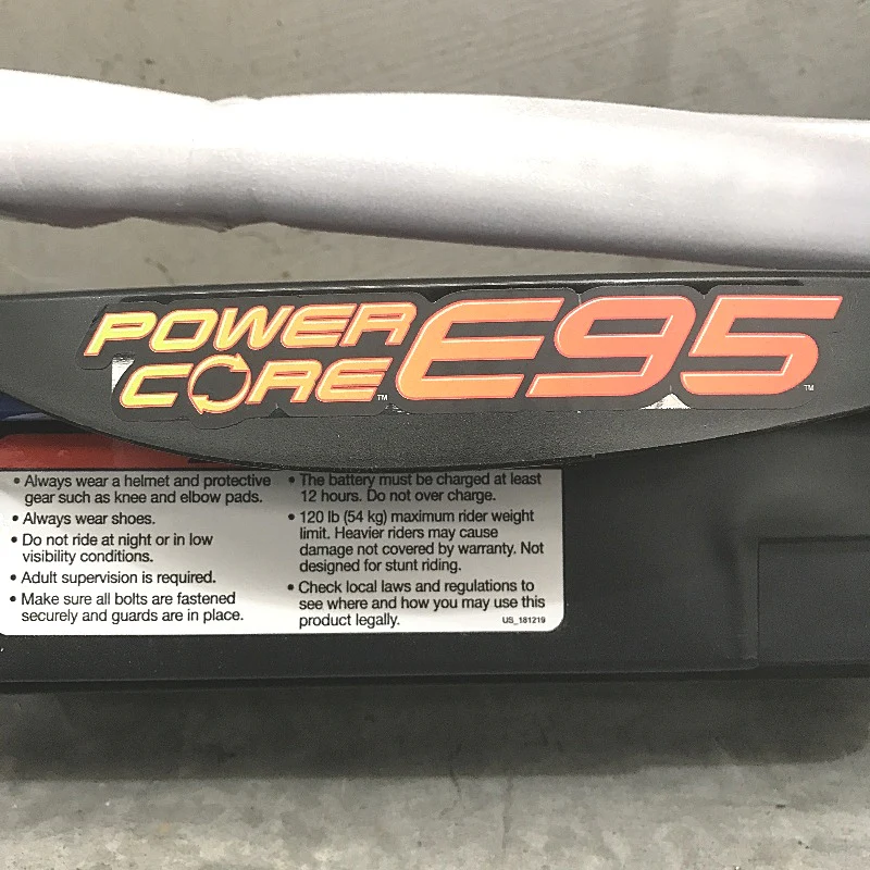 Razor Blue & Black Powercore E95 Electric Scooter NEW - Image 7