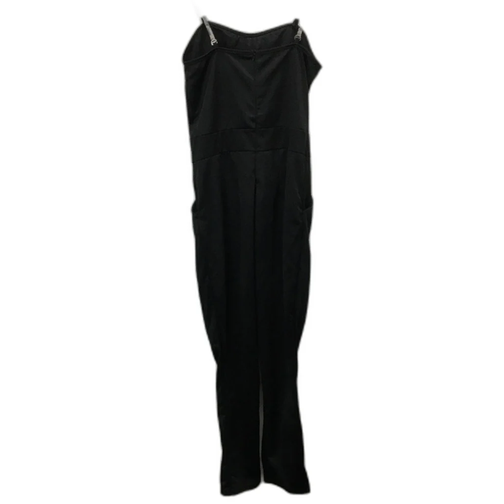 Wendy Tanic Black Bandeau Jumpsuit With Clear Invisible Straps Womens Size S - Image 2