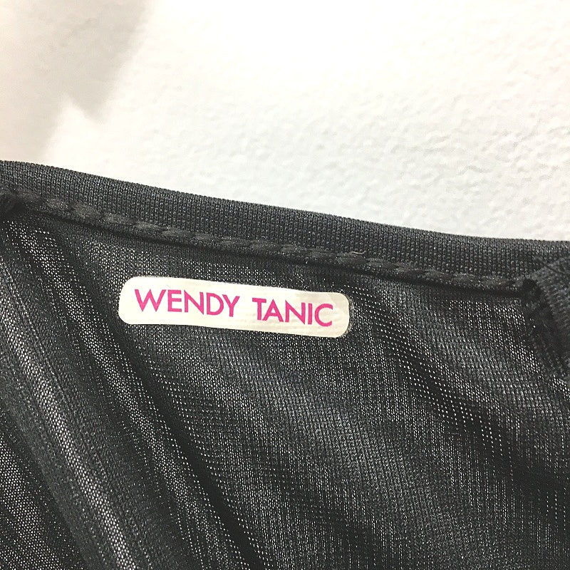 Wendy Tanic Black Bandeau Jumpsuit With Clear Invisible Straps Womens Size S - Image 5