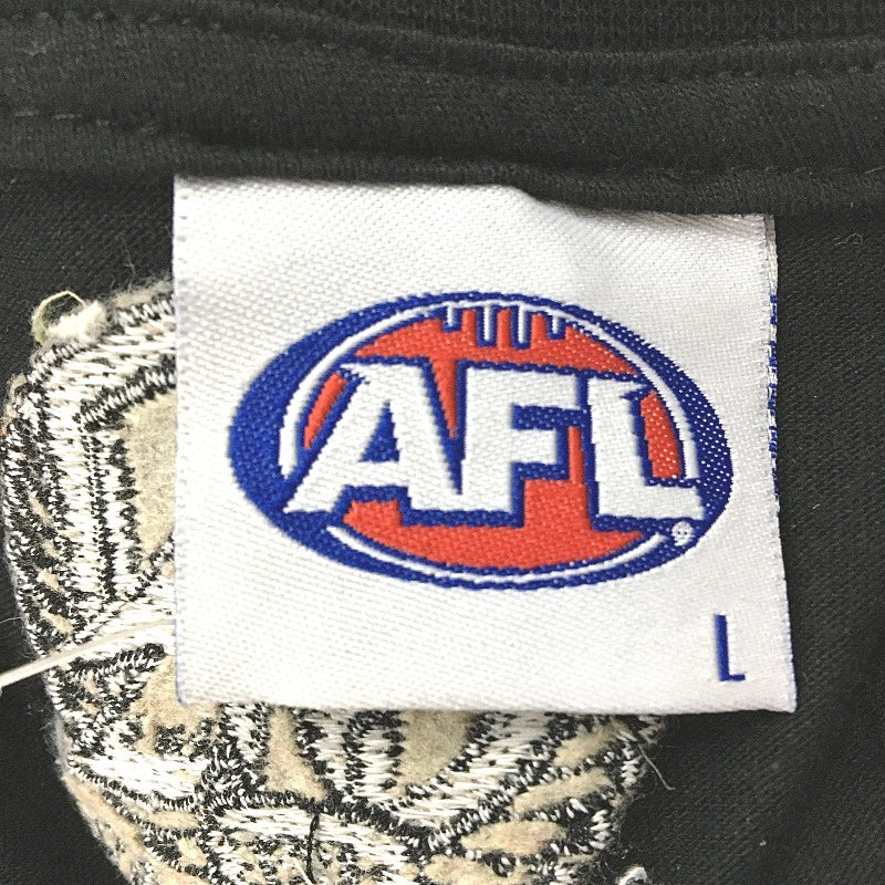 AFL Collingwood Magpies Brodie Grundy 2018 Nerd T-Shirt Black Mens Sz Large NEW - Image 5
