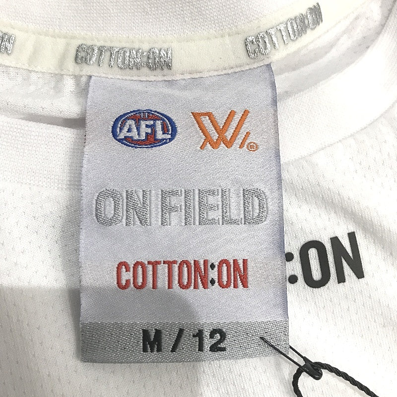AFLW Collingwood Magpies 2020 Run-Out Tee White T-Shirt Ladies Size Medium NEW - Image 3