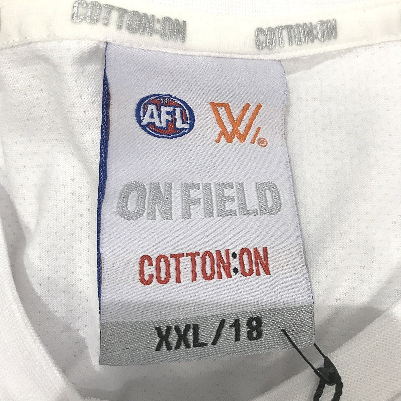 AFLW Collingwood Magpies 2020 Run-Out Tee White T-Shirt Ladies Size 2XL NEW - Image 3