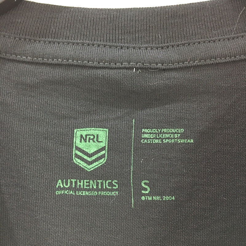NRL Authentics 2021 Melbourne Storm Purple Reign Black T-Shirt Unisex Size Small - Image 4