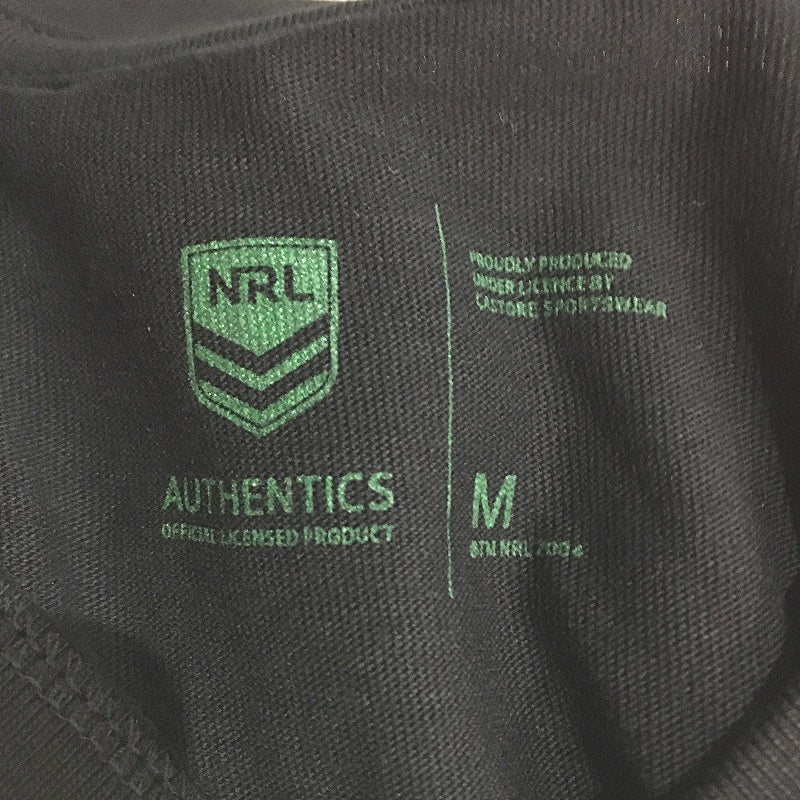 NRL Authentics 2021 Melbourne Storm Purple Reign Black T-Shirt Unisex Size M - Image 4