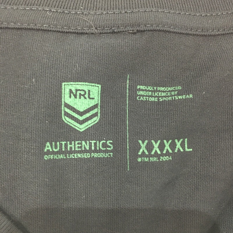 NRL Authentics 2021 Melbourne Storm Purple Reign Black T-Shirt Unisex Size 4XL - Image 4