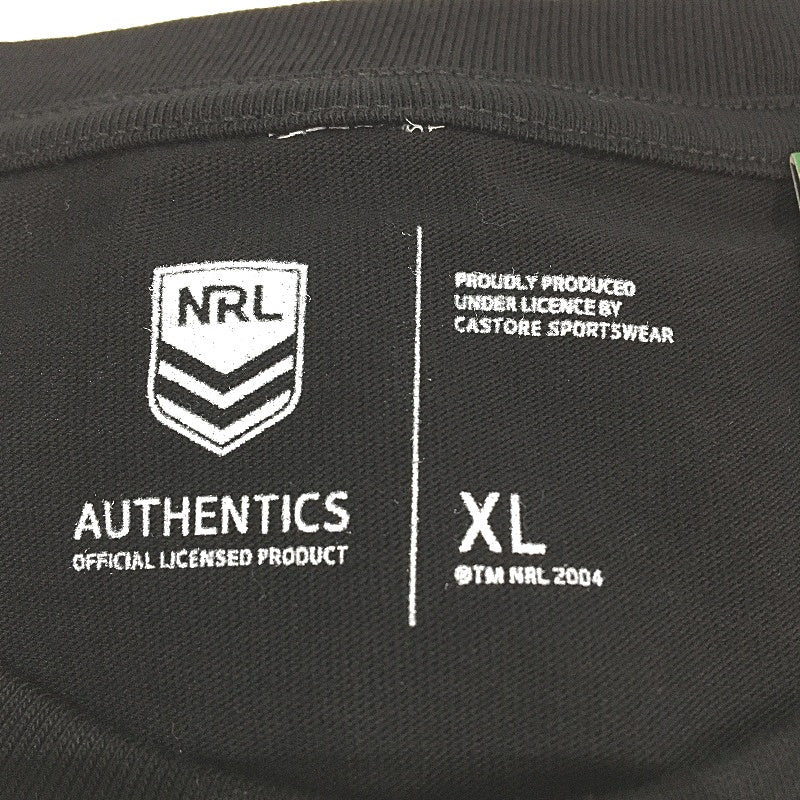 NRL Authentics 2022 Melbourne Storm 'Earned Not Given' Black T-Shirt Mens Sz XL - Image 4