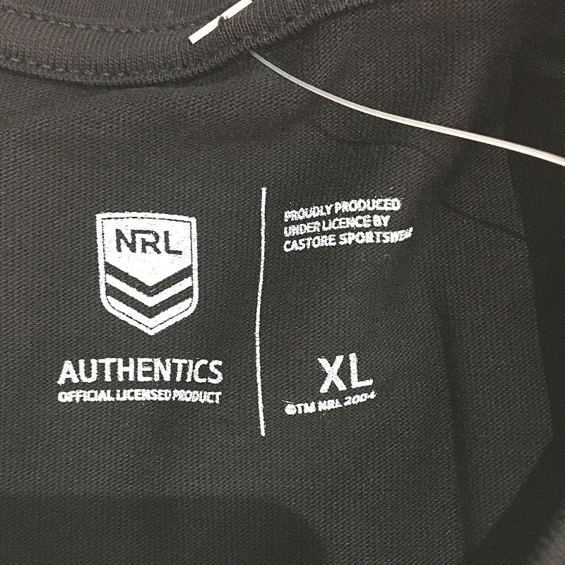 NRL Authentics 2023 Melbourne Storm 'Chase The Legacy' Black T-Shirt Mens Sz XL - Image 4