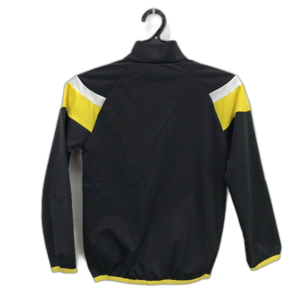 PUMA Junior Spirit II Black & Cyber Yellow Training Jacket Youth Size M NEW - Image 2