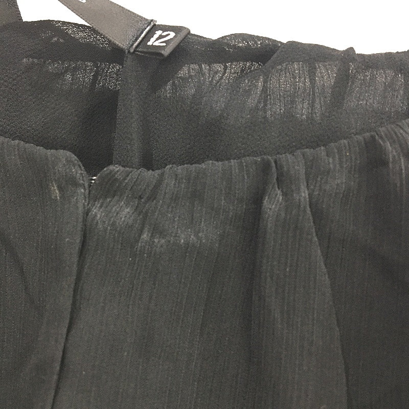Portmans Black Flowy Shell Sleeve Lined Sheer Top Ladies Size 12 NEW - Image 6