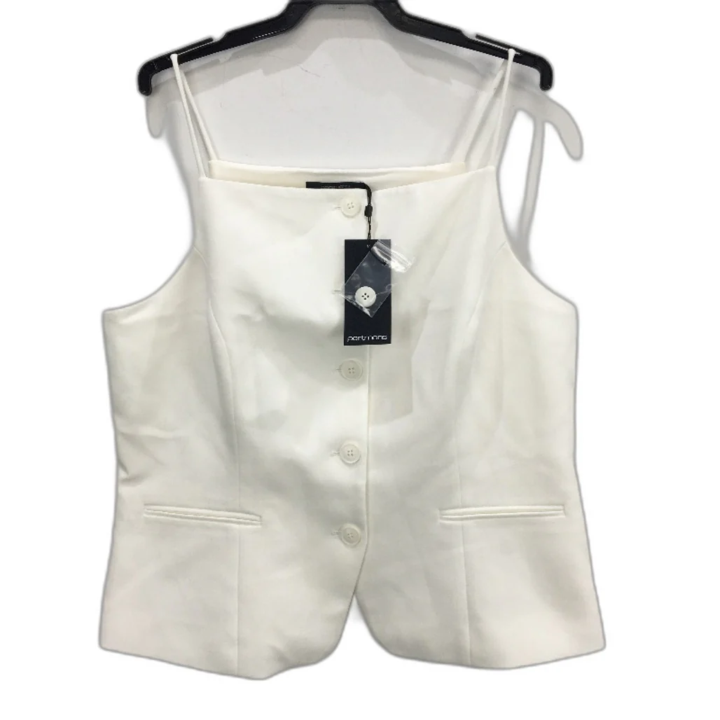 Portmans Just White She's A Beauty Spagetti Strap Vest Top Ladies Size M NEW