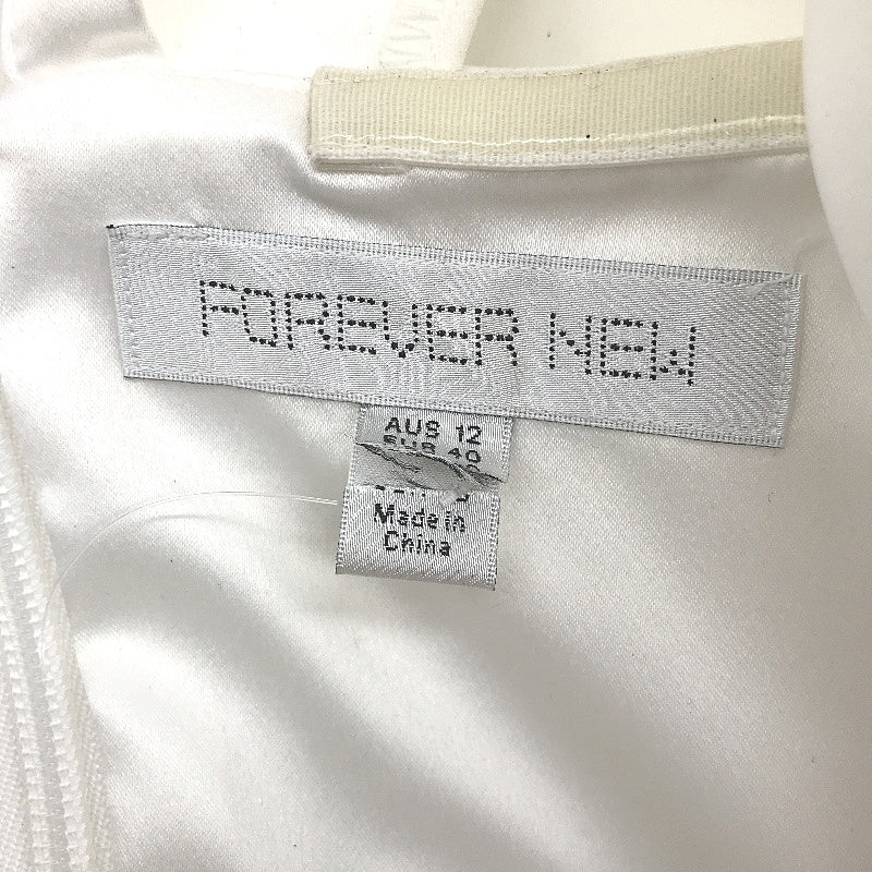 Forever New Cream Double Ruffle Sleeve Classy Jumpsuit Ladies Size AU 12 NEW - Image 3