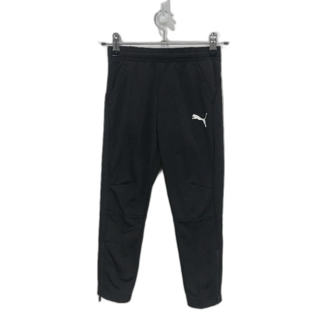 PUMA Black Junior LIGA Sports Training Full Length Pants Kids Size XS Age 5-6Y