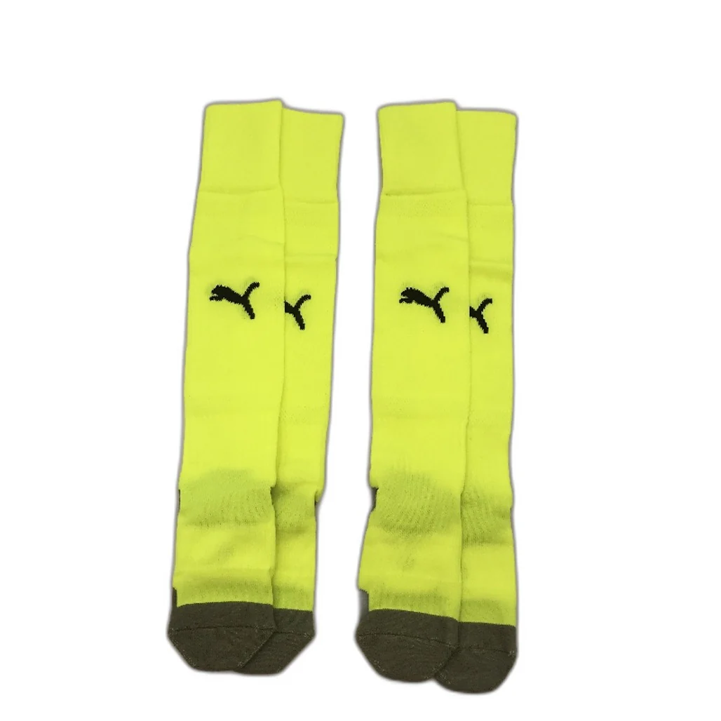PUMA 2 Pack Fluro Yellow & Black Striker Football High Socks Youth Sz US 13-3 - Image 2