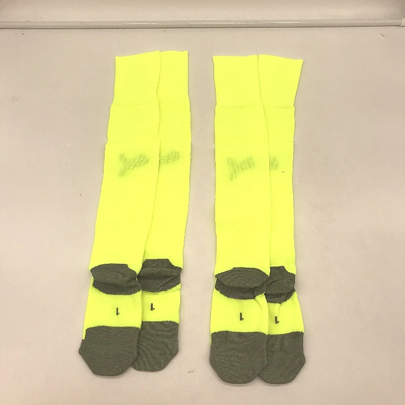 PUMA 2 Pack Fluro Yellow & Black Striker Football High Socks Youth Sz US 13-3 - Image 3