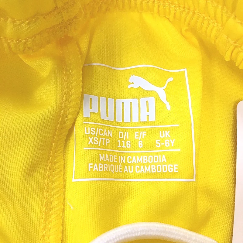 PUMA Junior Cyber Yellow LIGA Core Sports Training Shorts Youth Size XS 5-6Y - Image 3