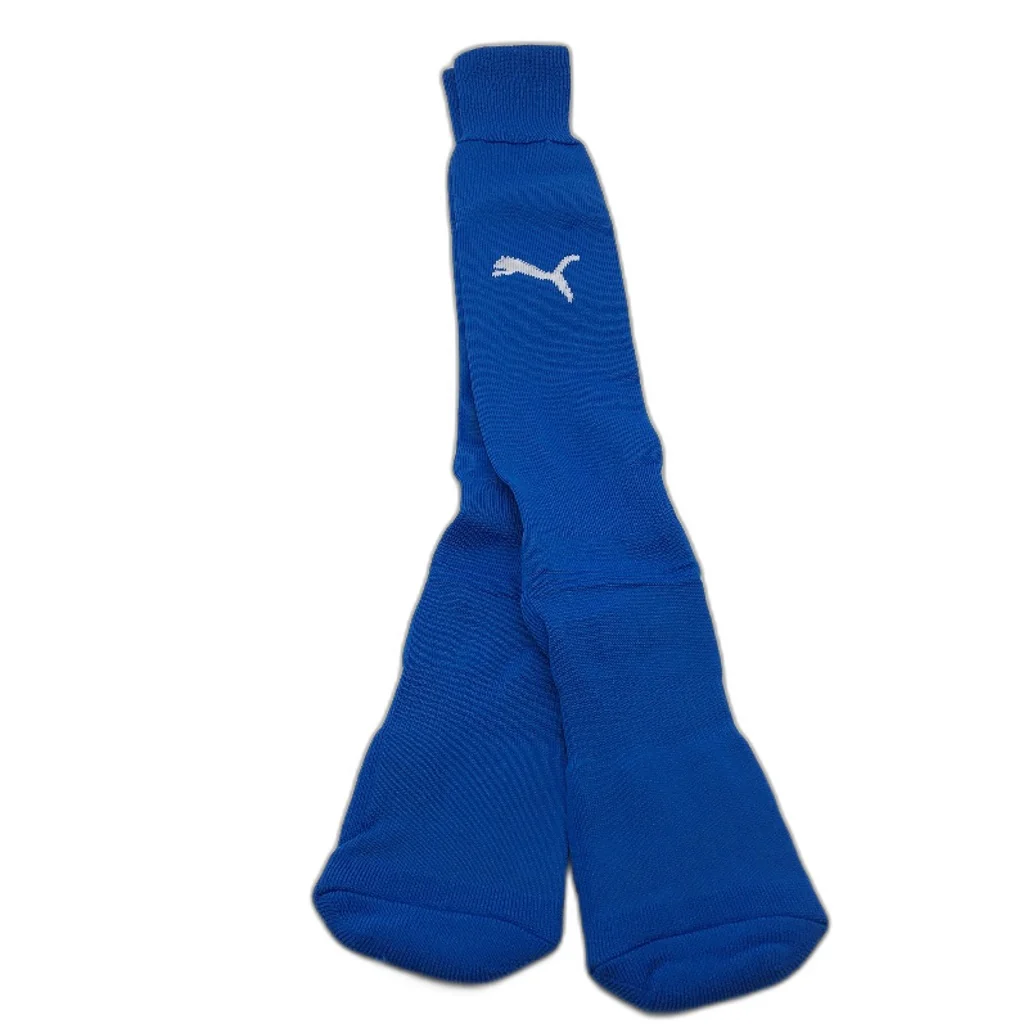 PUMA 2 Pcs Royal Blue Team II Football Soccer High Socks Youth Size 3 US 7-9 NEW - Image 3