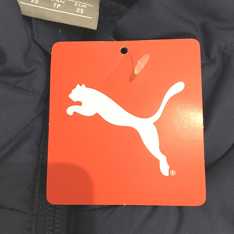 PUMA Navy LIGA Casual Padded Puffer Zip Vest Jacket With Pockets Mens Sz XS NEW - Image 6