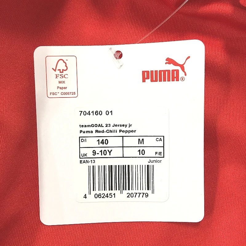 PUMA  Junior Team GOAL 23 Jersey Short Sleeve Training Top Tshirt Youth 9-10Y - Image 6