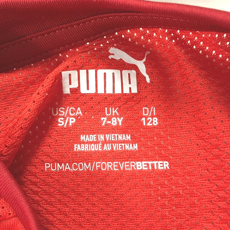 PUMA  Junior Team GOAL 23 Jersey Short Sleeve Training Top Tshirt Youth 7-8Y - Image 5