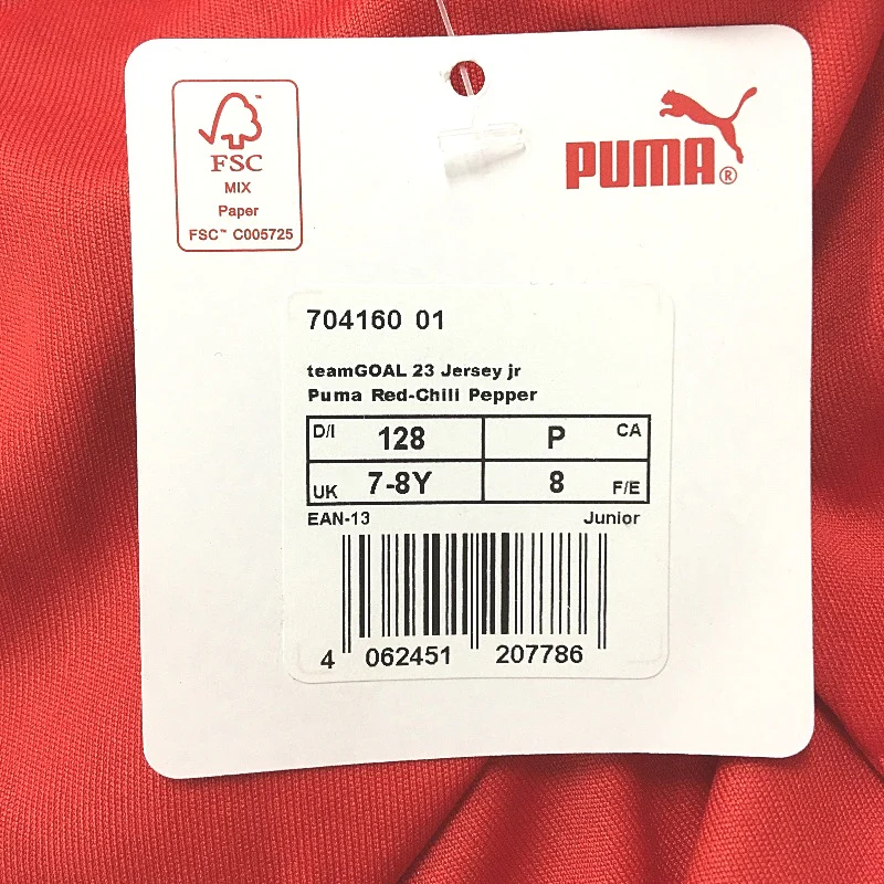 PUMA  Junior Team GOAL 23 Jersey Short Sleeve Training Top Tshirt Youth 7-8Y - Image 6