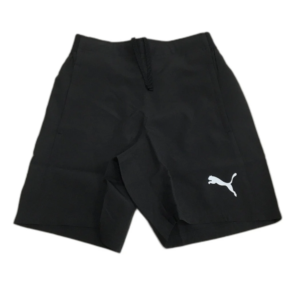 PUMA Black LIGA Sideline Woven Lightweight Training Shorts Mens Size XS NEW