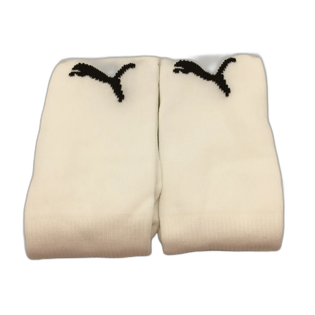 PUMA 2 Pack White Team II Football Soccer High Socks Youth Size 1 US 13-3 NEW