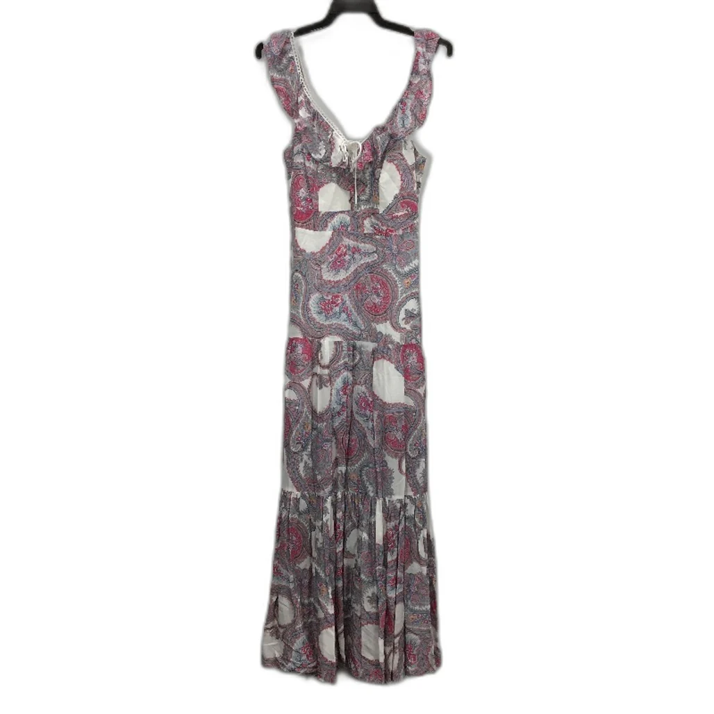 Forever New Multicoloured Patterned Tie Front Maxi Dress Ladies Size AU 6