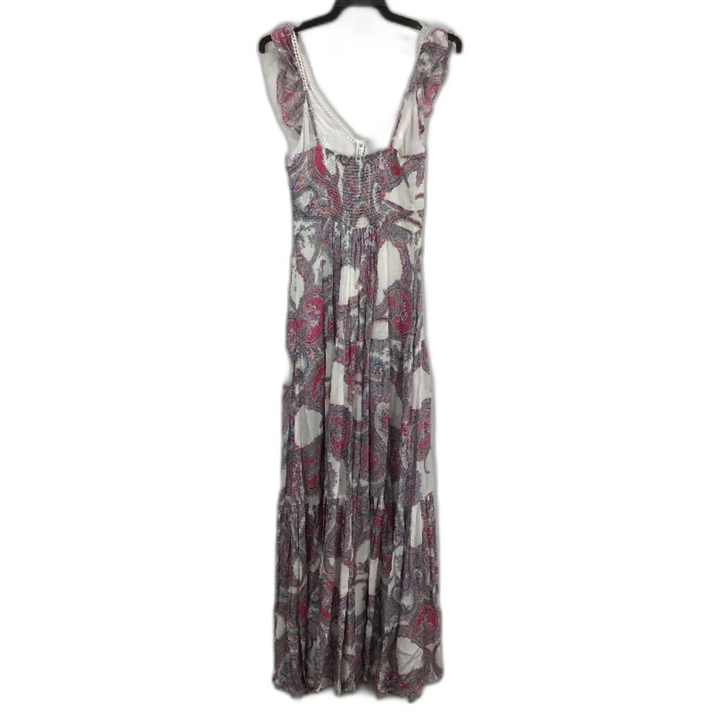 Forever New Multicoloured Patterned Tie Front Maxi Dress Ladies Size AU 6 - Image 2