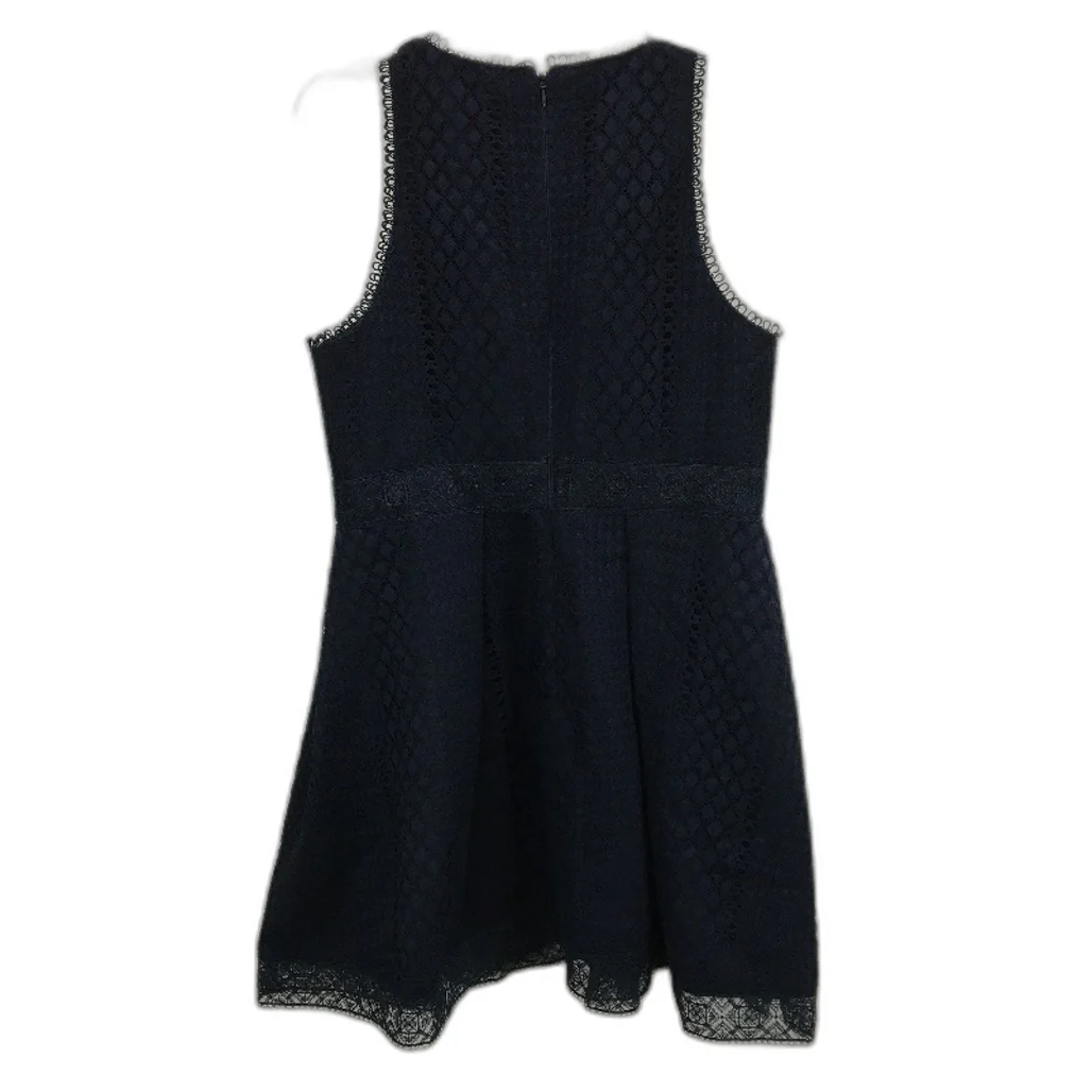 Forever New Navy Lace Design Pattern A-Line Mini Dress Ladies Size AU 14 - Image 2