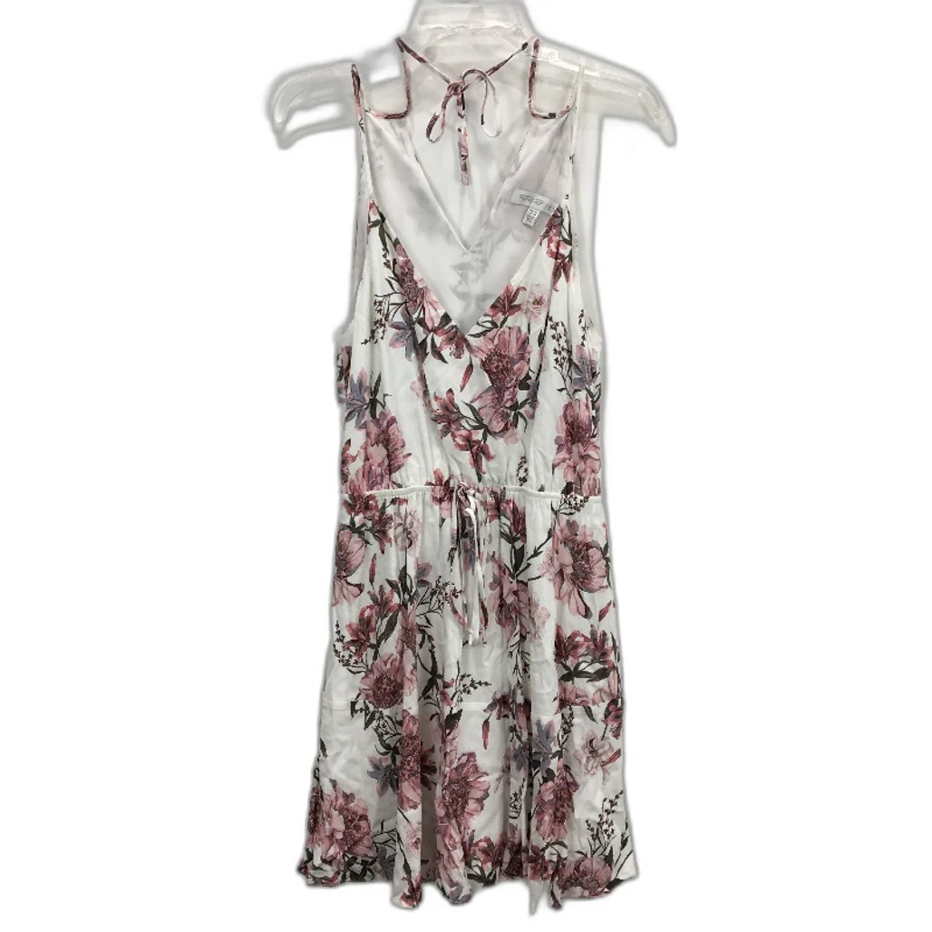 Forever New Floral Flowy Patterned Tie-Up Mini Dress Ladies Size AU 10