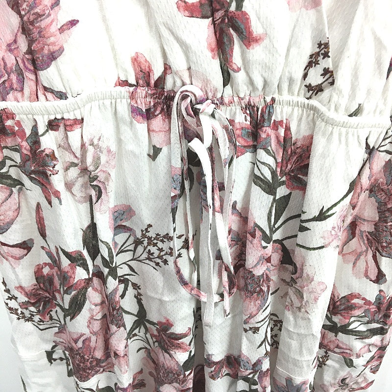 Forever New Floral Flowy Patterned Tie-Up Mini Dress Ladies Size AU 10 - Image 5