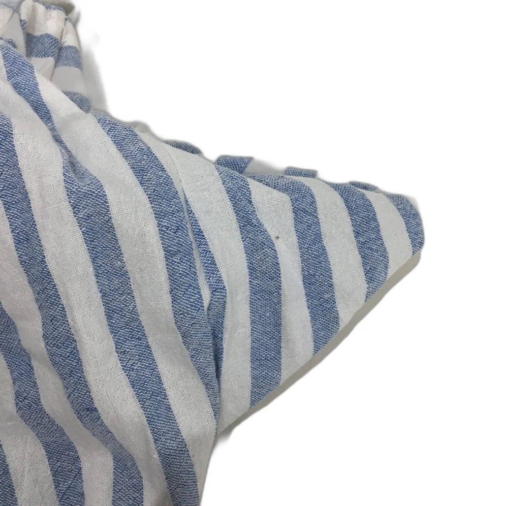 E-Lady Blue & White Tie Back Lightweight Pocketed Mini Jumpsuit Ladies Size AU 6 - Image 5