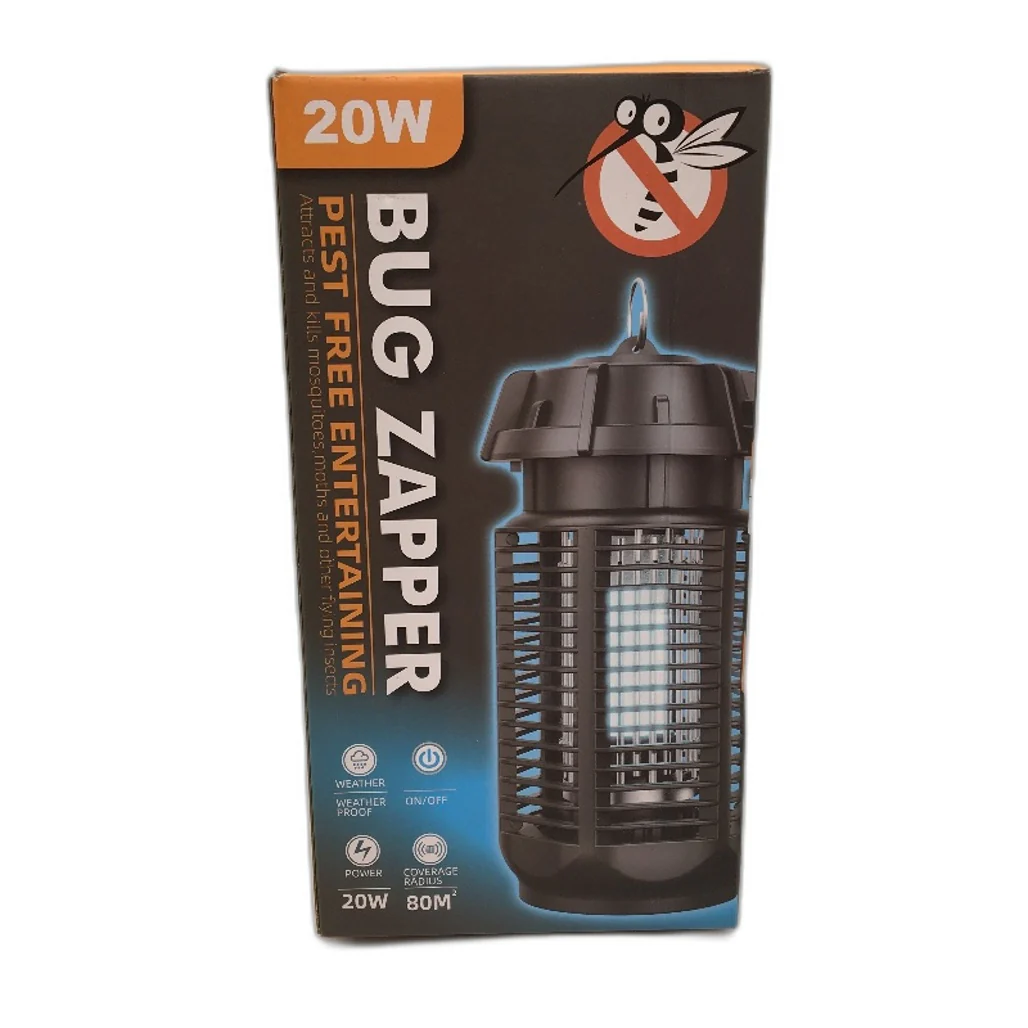 Roshin Black 360 Degree Electric Bug Zapper Indoor & Outdoor Pest Remover NEW - Image 6