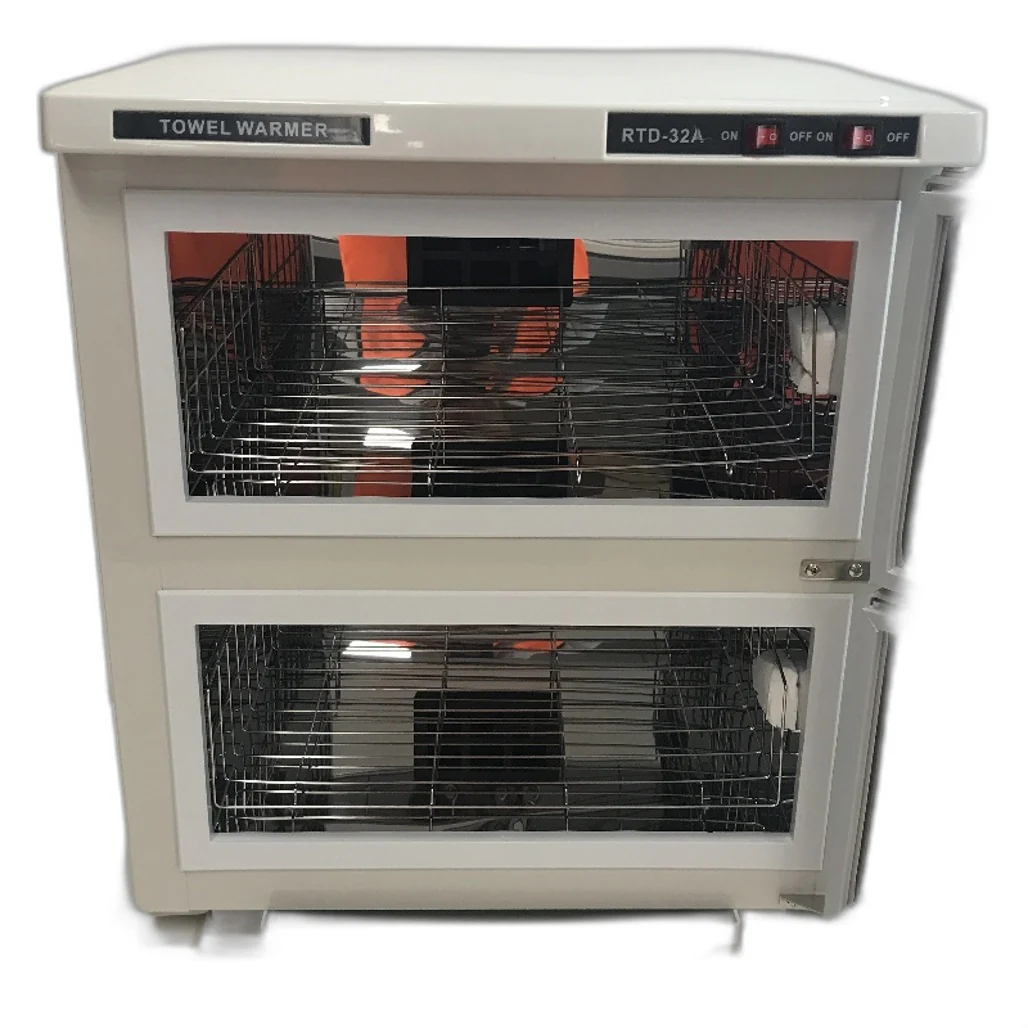 Electric Towel Warmer Cabinet UV Sterilisation 2 Door 32L RTD 32A NEW - Image 3