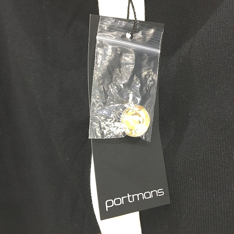 Portmans Sandy Tipped Gold Button Black Cream Midi Skirt Ladies Size AU 2XL NEW - Image 4