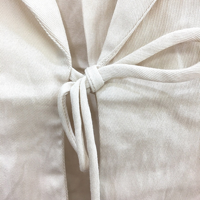 Dotti Holly Tie Front Cream Open Shirt Shortsleeve Top Ladies Size AU 14 NEW - Image 4