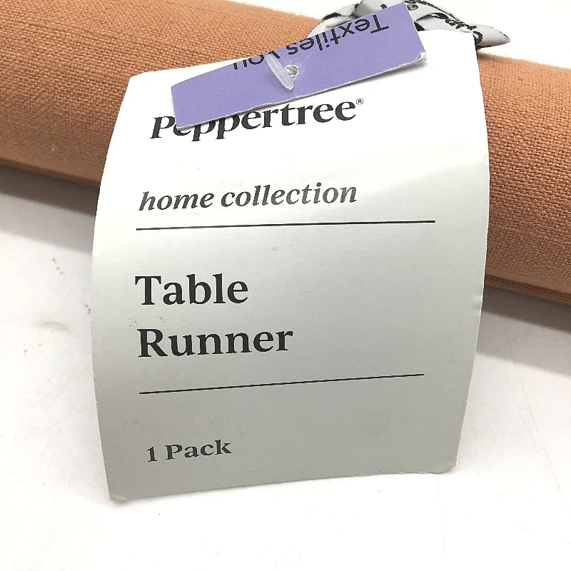 Peppertree 5pc Toasted Nut 2 Pair Placemats and Table Runner Napery Set NEW - Image 3