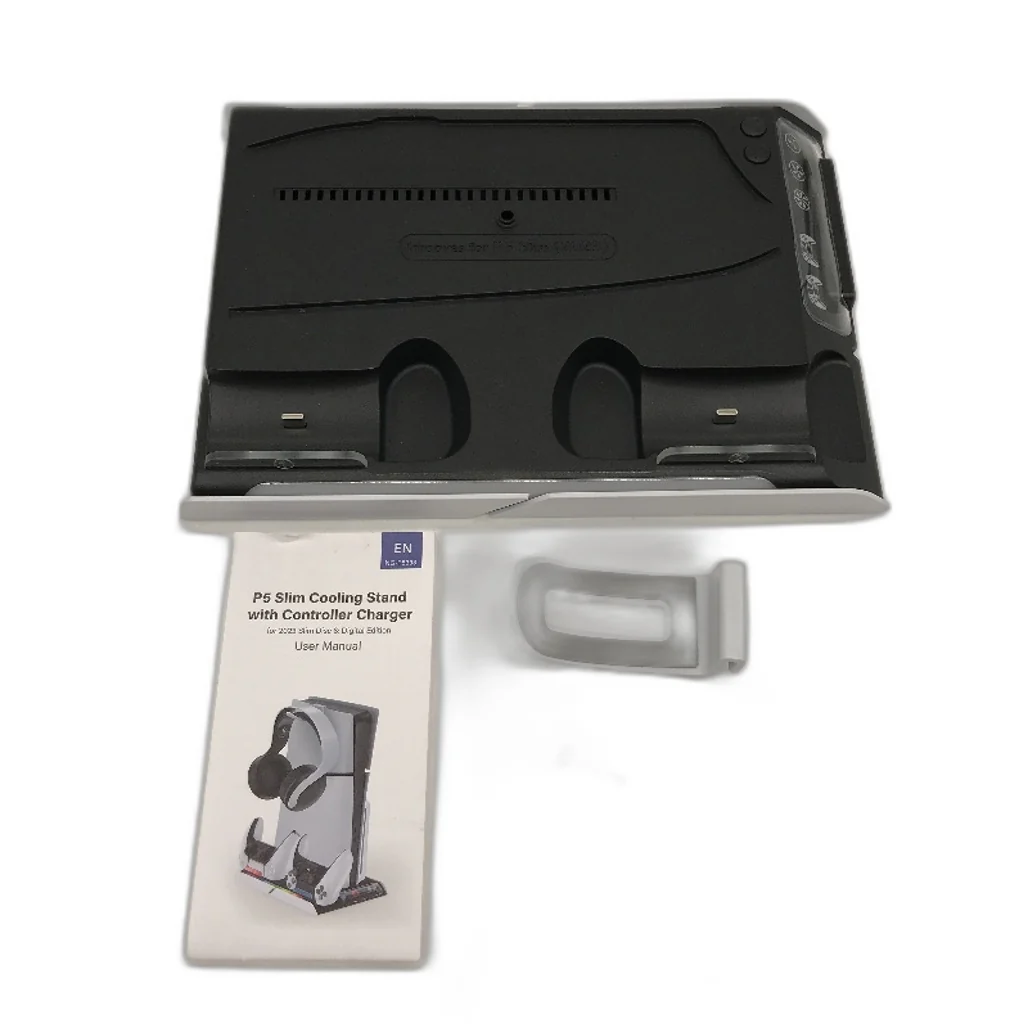 P5 Slim Cooling Stand with Headphone Hook and x2 Controller Charging Ports DEMO - Image 5