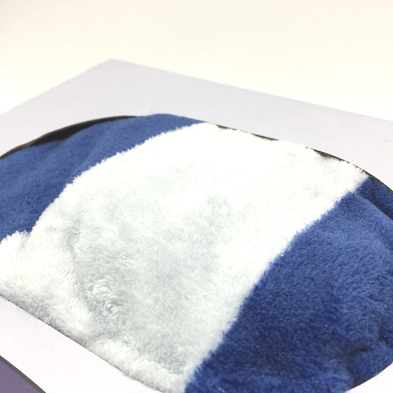 Serra Blue Tone Soft Plush Robe & Eye Mask Set Ladies Size Small NEW - Image 5