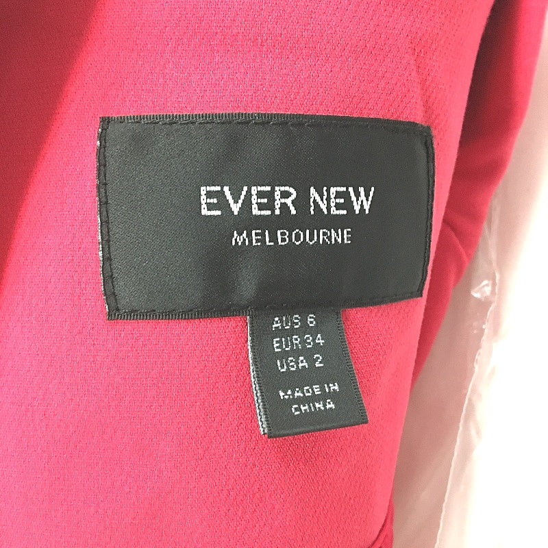 Ever New Bright Hot Pink Single Breasted Blazer Tailored Ladies Size AU 6 NEW - Image 4