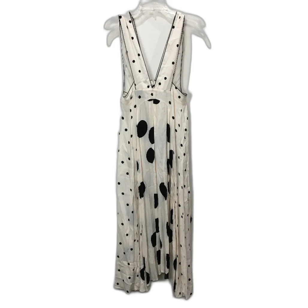 TopShop White Spotty Dotted Pattern Flowy Midi Dress Ladies Size EU 38 / UK 10 - Image 2