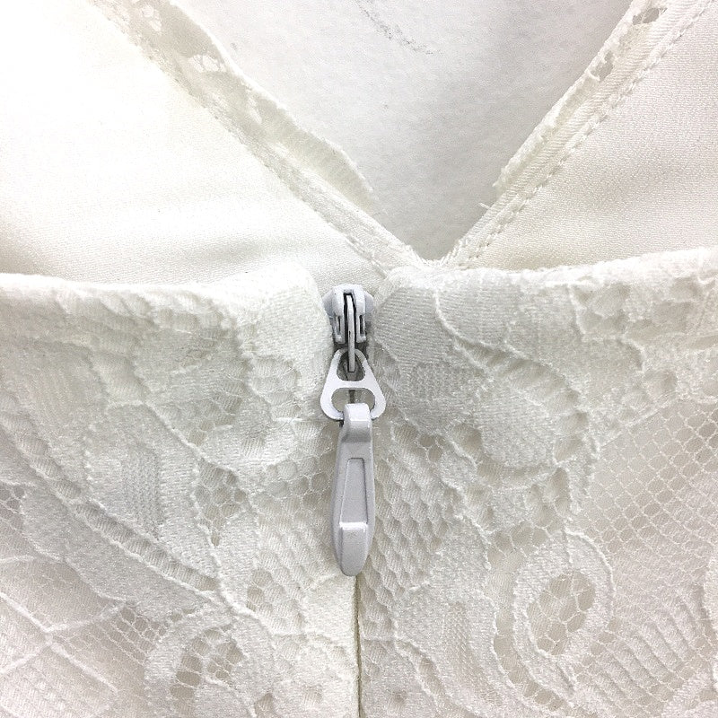 Forever New White Lacy Patterned Bodice Midi Dress Ladies Size AU 8 NEW - Image 3