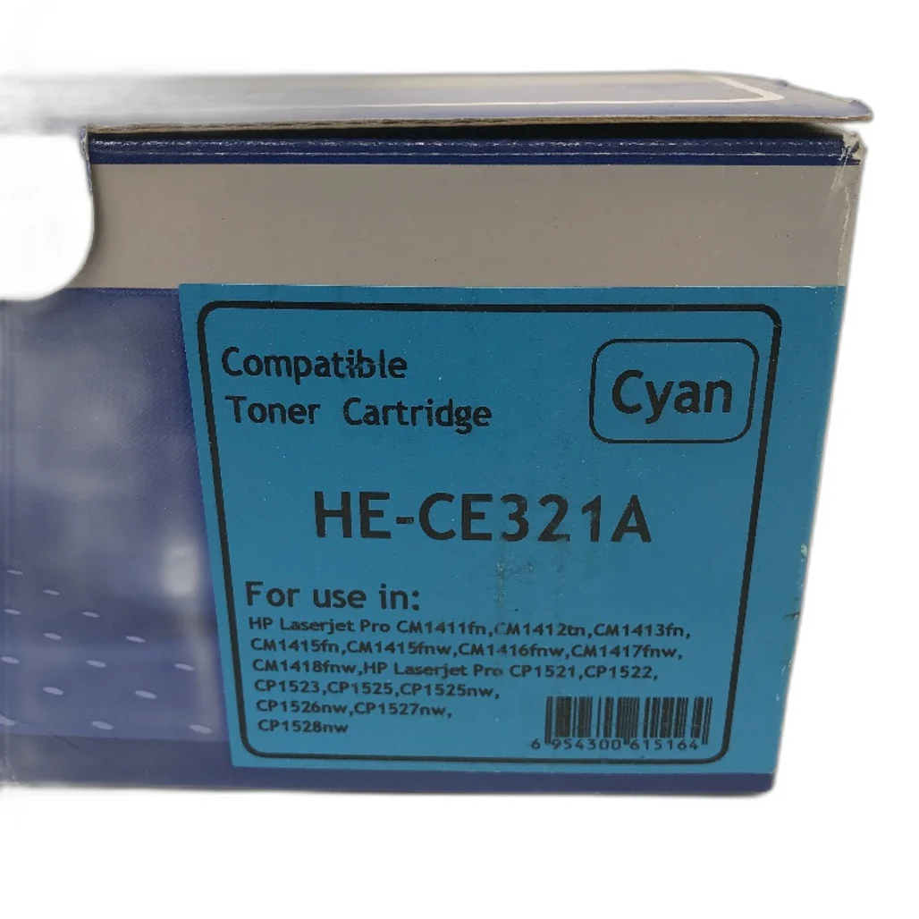 Cyan CE321A Generic Premium Toner Cartridge Replacement For HP Printers NEW - Image 5