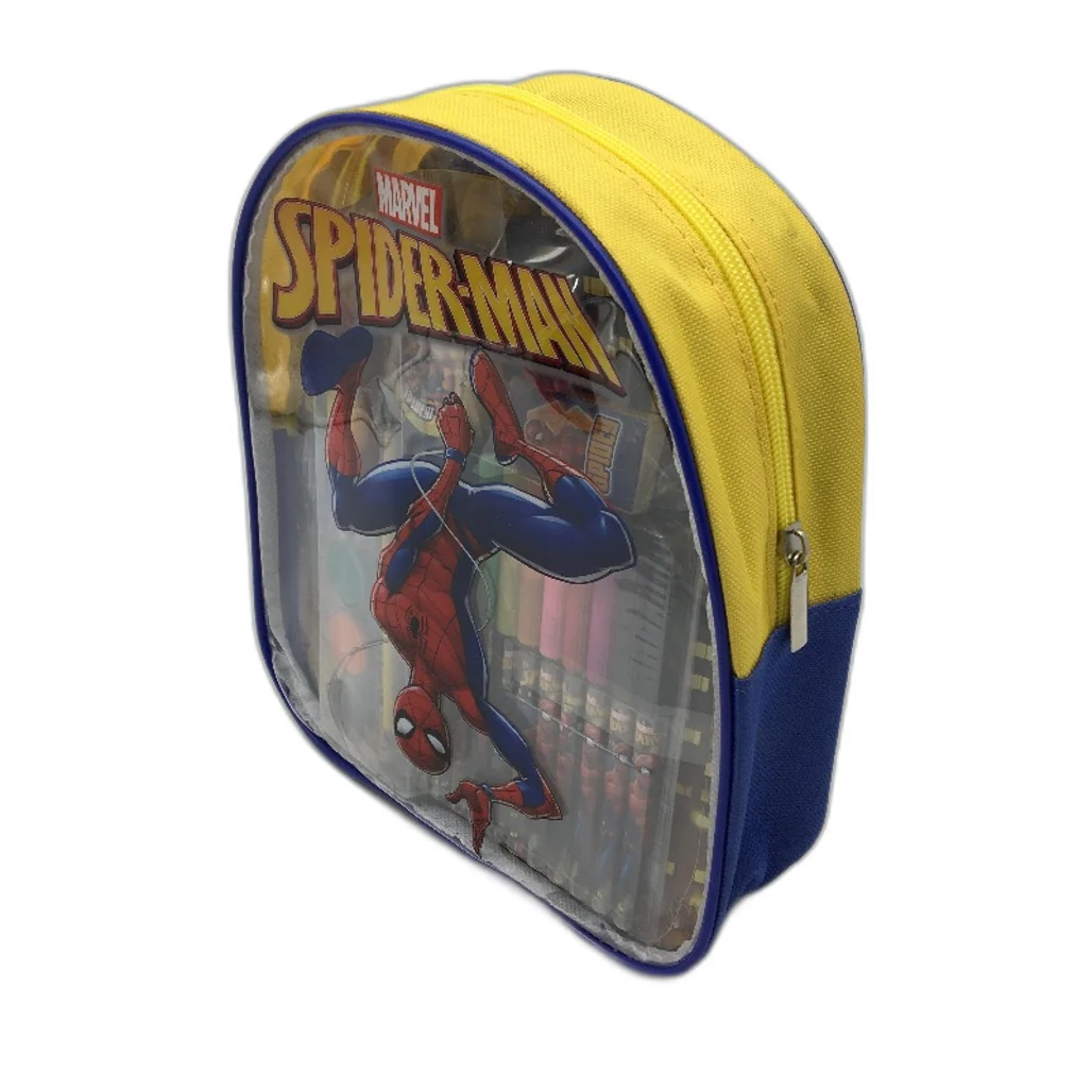 Marvel Spiderman Long Sleeve PJ Set & Stationary Backpack Set Kids Size 4 NEW - Image 6