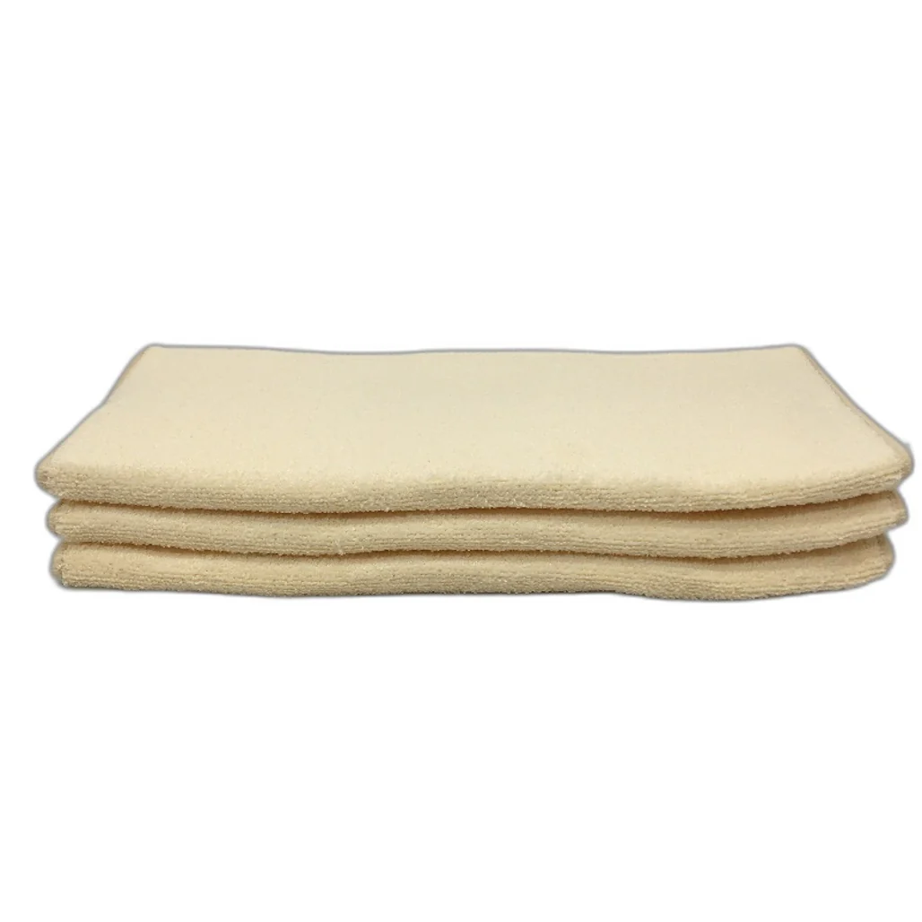 Microfibre 3 Pack Vanilla Reversible Cushioned Dish Drying Mats 38 x 50cm NEW - Image 2