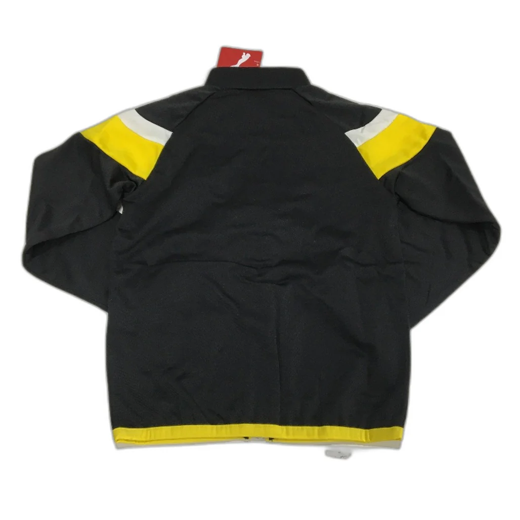 PUMA Spirit II Poly Training Zip Jacket Yellow Junior Boys Youth Size S 7-8Y NEW - Image 2