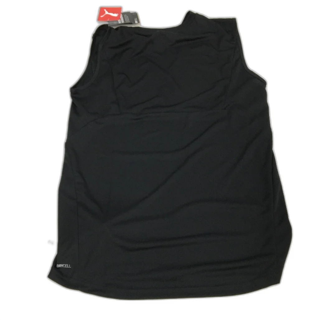 PUMA Black LIGA Jersey Drycell Lightweight Training Singlet Tank Top Mens Size S - Image 2