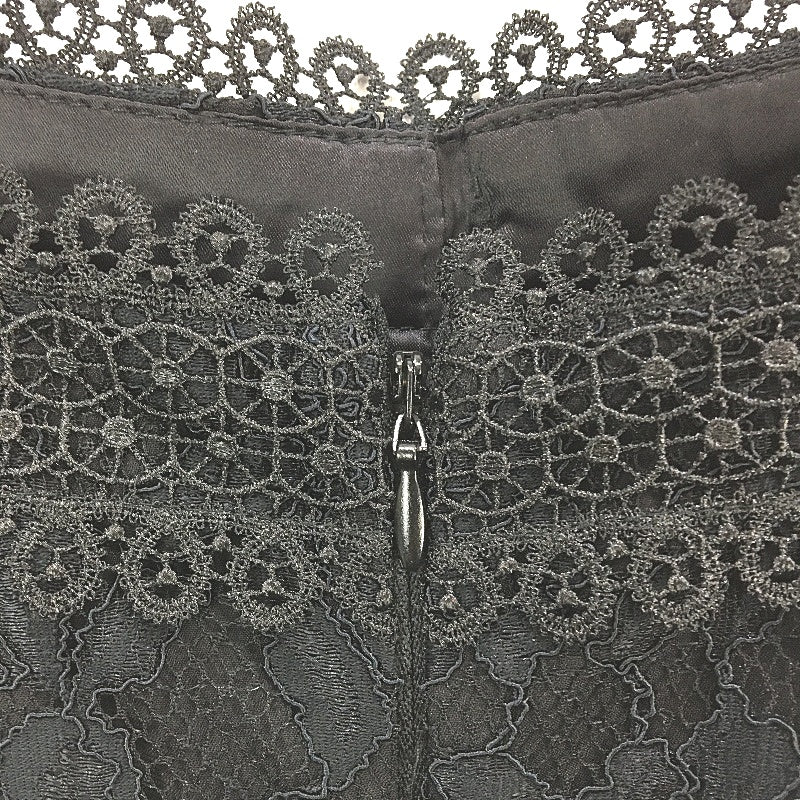 Ever New Black Lace Pattern Top Smooth Wide Leg Jumpsuit Ladies Size AU 6 NEW - Image 3