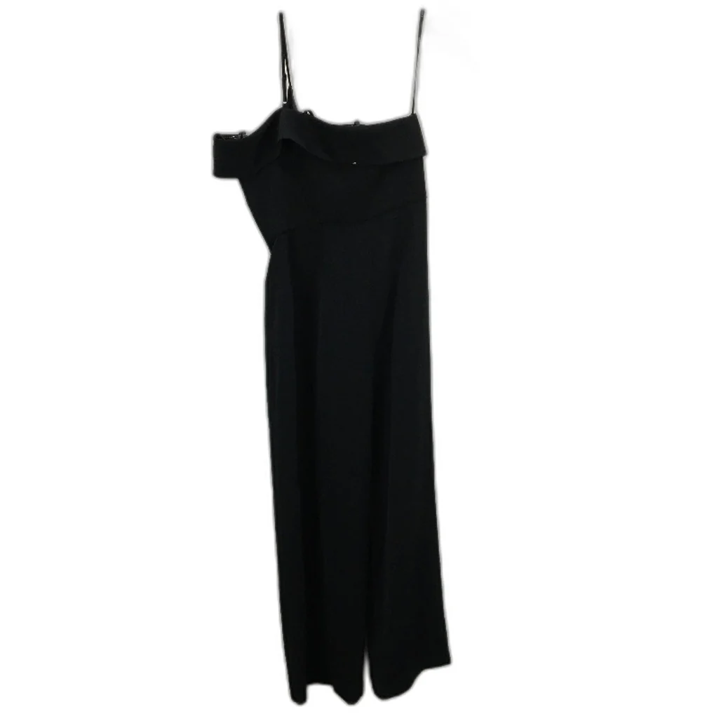 Forever New Black Off-Shoulder Plain Smooth Jumpsuit Ladies Size AU 10 NEW - Image 2
